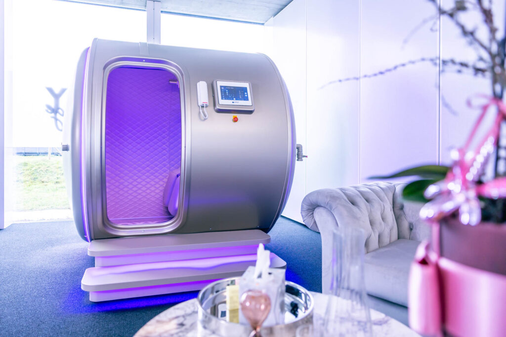 Hyperbarer Sauerstofftherapie (HBOT)- OXY Lounge Appenzell - MaDoMa GmbH