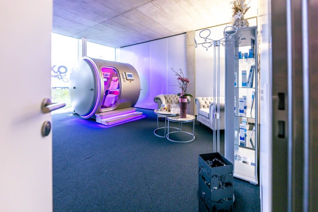 Regeneration durch HBOT - OXY Lounge Appenzell - MaDoMa GmbH